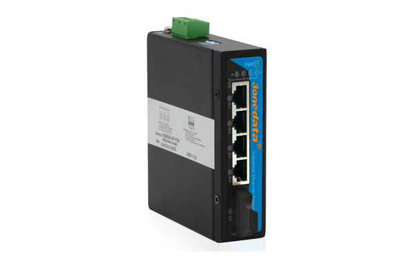 Switch công nghiệp 4 cổng Gigabit PoE Ethernet + 1 cổng quang IPS205G-GF-4POE IPS205G-GF-4POE