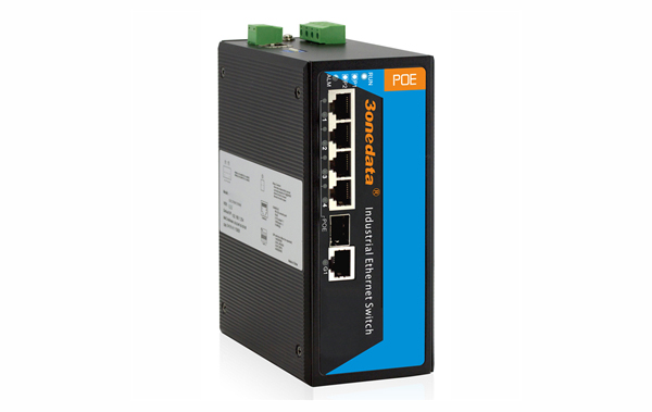Switch công nghiệp 4 cổng PoE Ethernet + 1 cổng Combo Gigabit SFP IPS315-1GC-4POE IPS315-1GC-4POE