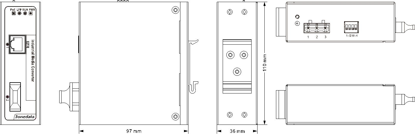 ipmc101-1f-poe-dim