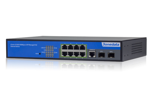 Switch 8 cổng Gigabit PoE Ethernet + 2 cổng Gigabit SFP PS5010G-2GS-8PoE PS5010G-2GS-8PoE - ảnh 2