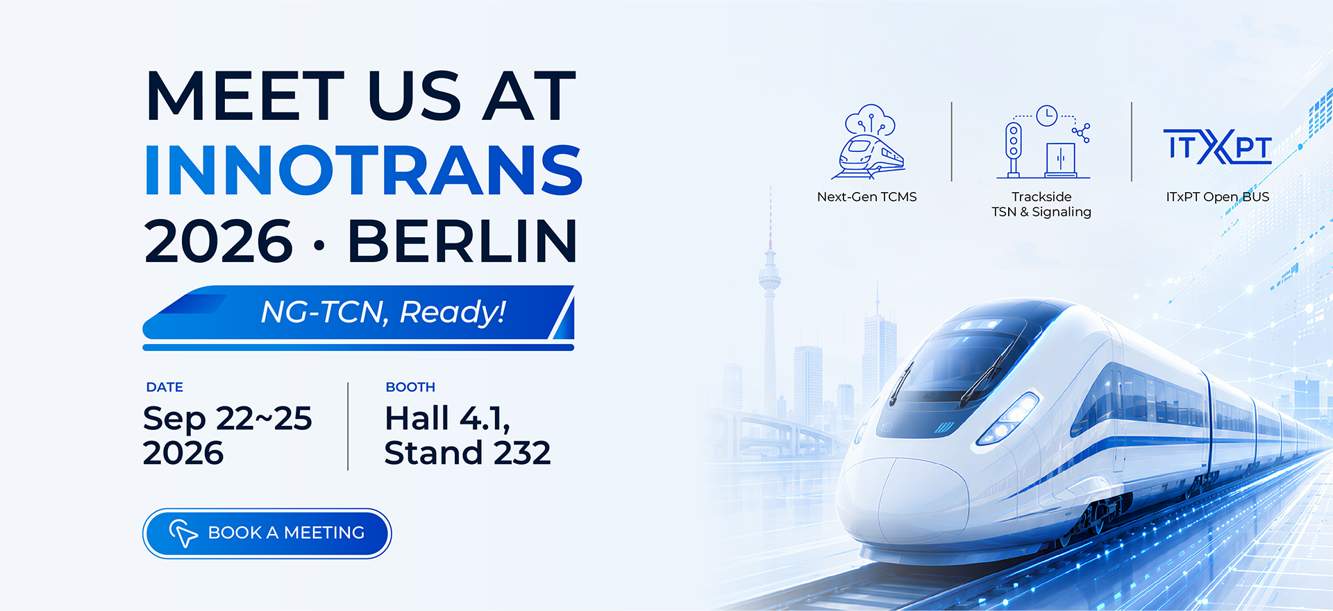 Gặp 3onedata tại InnoTrans 2026 Berlin